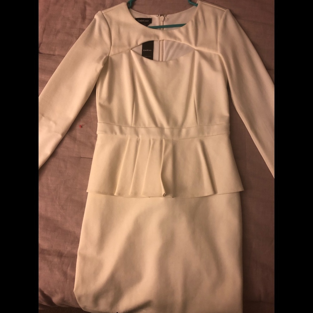 White Bebe dress